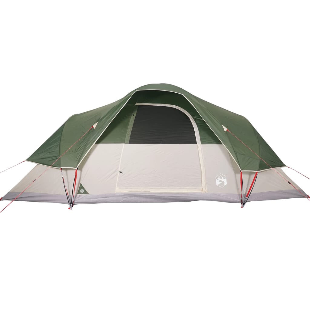 Tenda da Campeggio a Cupola per 9 Persone Verde Impermeabile 94563