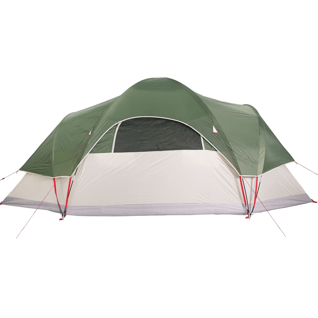 Tenda da Campeggio a Cupola per 9 Persone Verde Impermeabile 94563