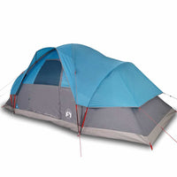 Tenda da Campeggio a Cupola per 9 Persone Blu Impermeabile 94564