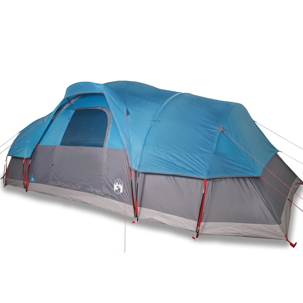 Tenda Familiare a Cupola per 11 Persone Blu Impermeabile 94567