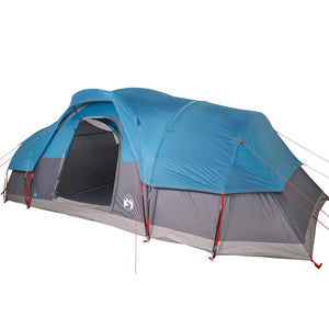 Tenda Familiare a Cupola per 11 Persone Blu Impermeabile 94567