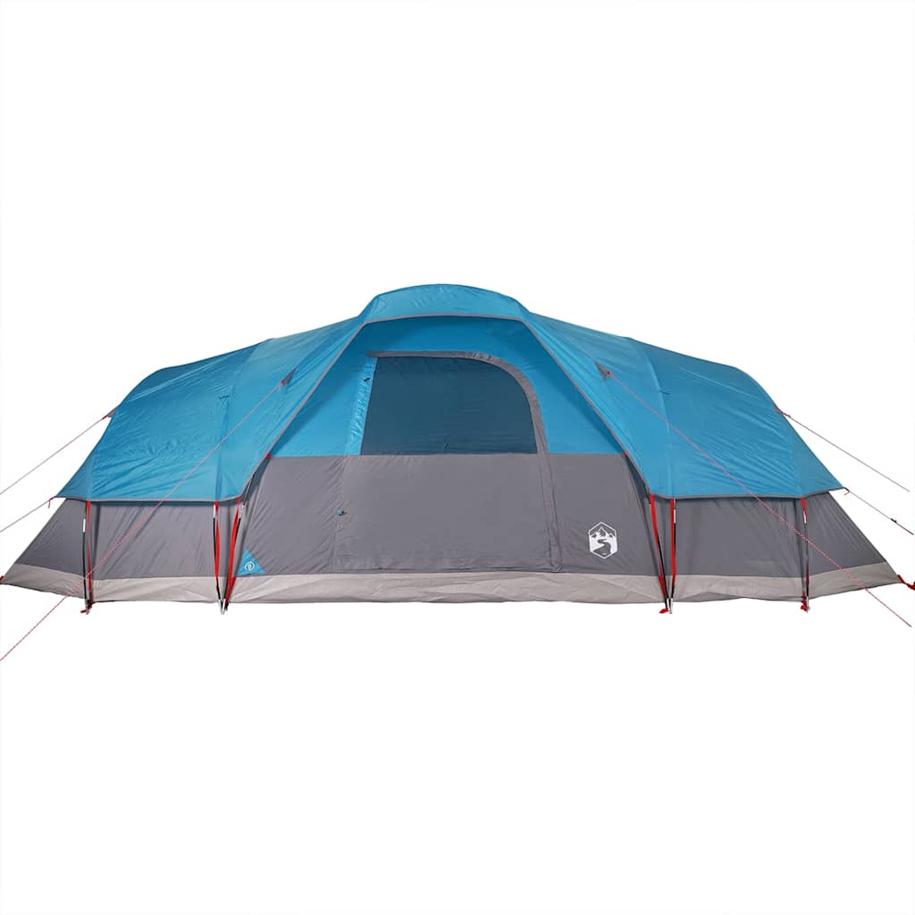 Tenda Familiare a Cupola per 11 Persone Blu Impermeabile 94567