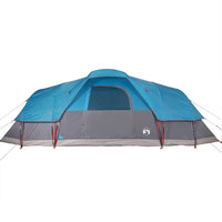 Tenda Familiare a Cupola per 11 Persone Blu Impermeabile 94567