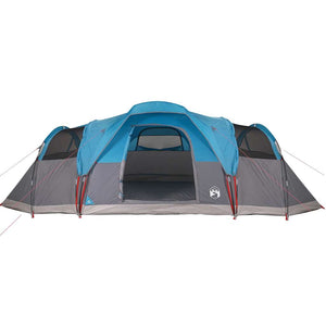 Tenda Familiare a Cupola per 11 Persone Blu Impermeabile 94567