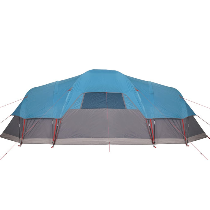 Tenda Familiare a Cupola per 11 Persone Blu Impermeabile 94567