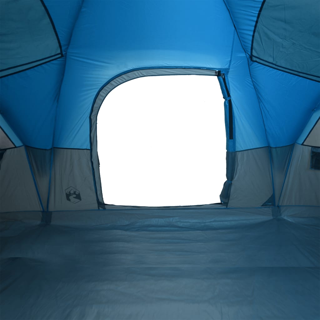 Tenda Familiare a Cupola per 11 Persone Blu Impermeabile 94567