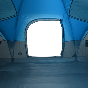 Tenda Familiare a Cupola per 11 Persone Blu Impermeabile 94567