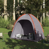 Tenda Portaoggetti Grigio e Arancione Impermeabile 94580