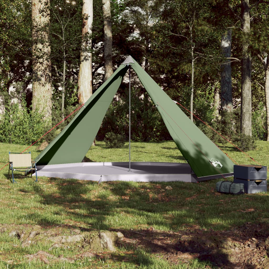 Tenda Familiare Tipi per 8 Persone Verde Impermeabile 94582