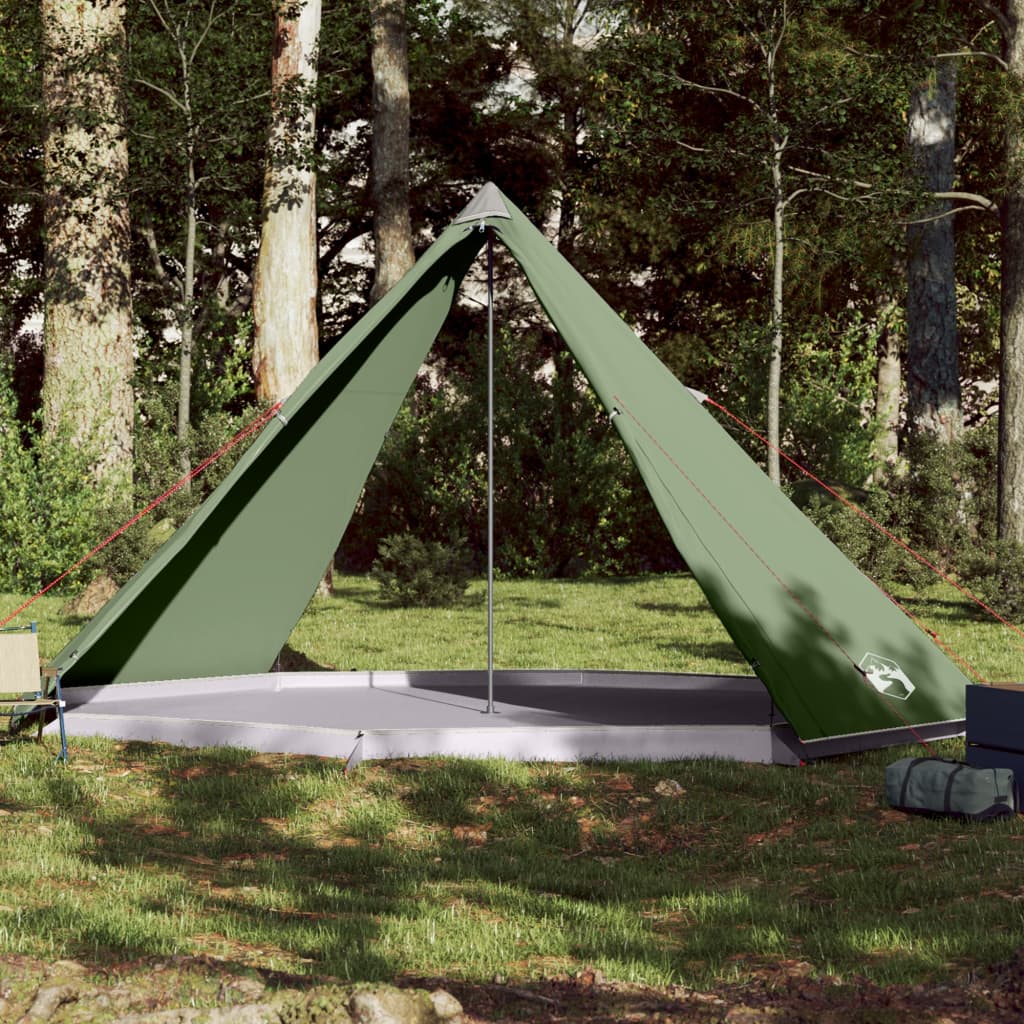 Tenda Familiare Tipi per 8 Persone Verde Impermeabile 94582