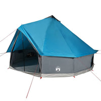 Tenda Familiare Tipi per 12 Persone Blu Impermeabile 94592