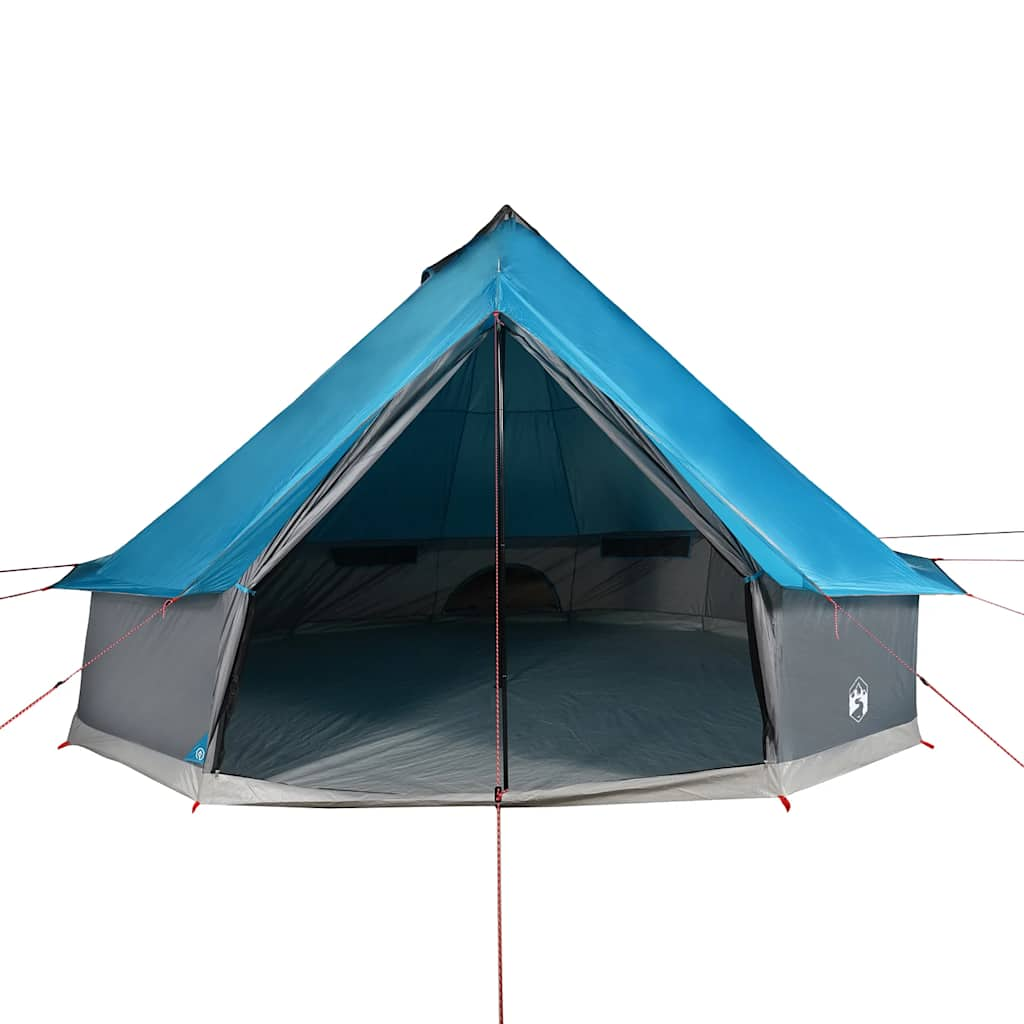 Tenda Familiare Tipi per 12 Persone Blu Impermeabile 94592