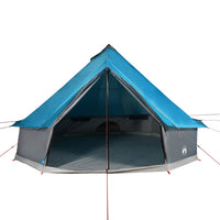 Tenda Familiare Tipi per 12 Persone Blu Impermeabile 94592