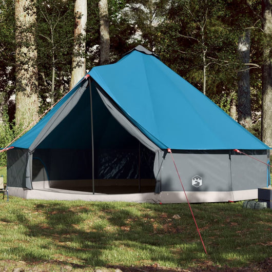 Tenda Familiare Tipi per 8 Persone Blu Impermeabile 94592