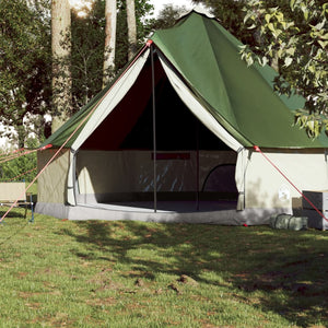 Tenda Familiare Tipi per 10 Persone Verde Impermeabile 94594