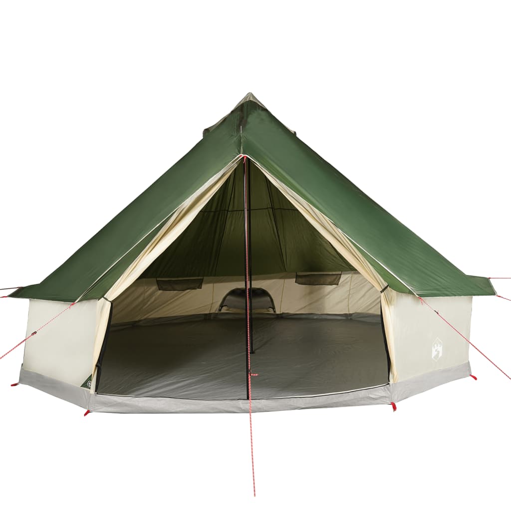 Tenda Familiare Tipi per 10 Persone Verde Impermeabile 94594