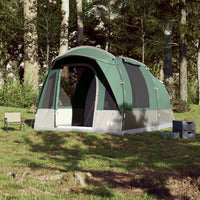 Tenda da Campeggio a Tunnel per 3 Persone Verde Impermeabile 94622