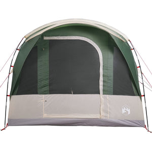 Tenda da Campeggio a Tunnel per 3 Persone Verde Impermeabile 94622