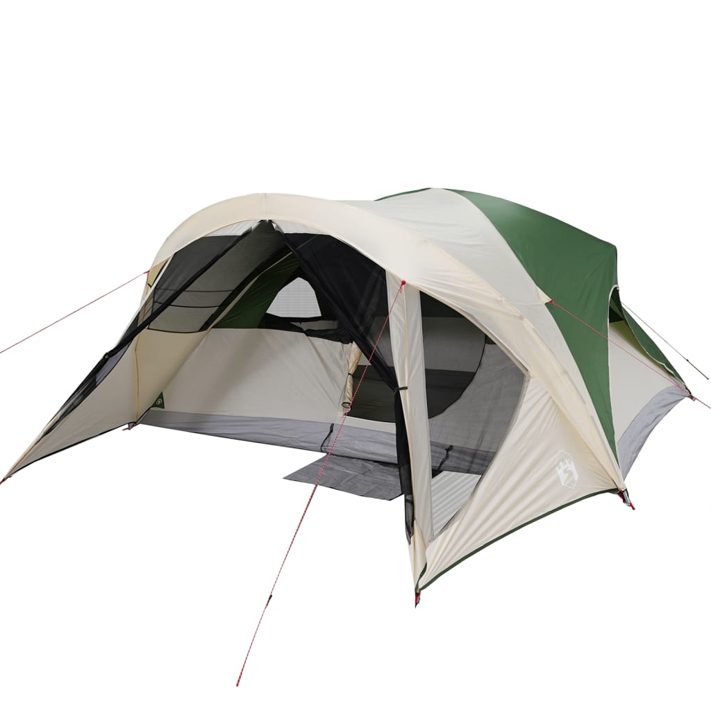 Tenda Familiare Cabina per 6 Persone Verde Impermeabile 94637