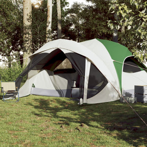 Tenda Familiare Cabina per 6 Persone Verde Impermeabile 94637