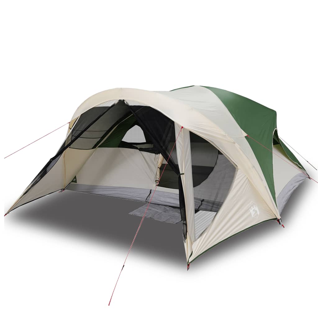 Tenda Familiare Cabina per 6 Persone Verde Impermeabile 94637