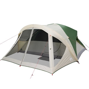 Tenda Familiare Cabina per 6 Persone Verde Impermeabile 94637