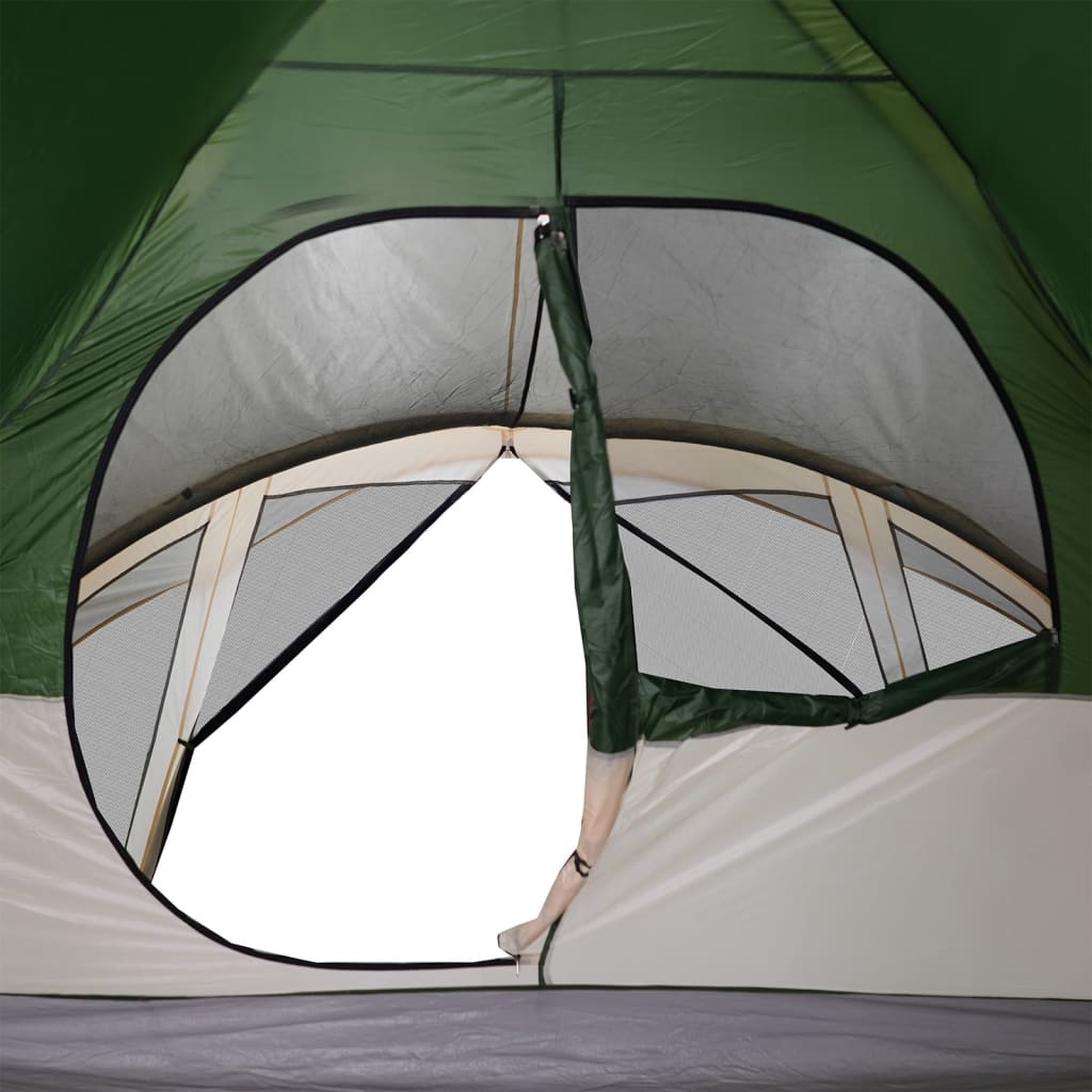 Tenda Familiare Cabina per 6 Persone Verde Impermeabile 94637