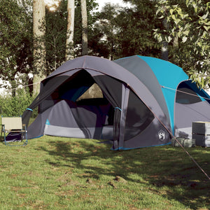 Tenda Familiare Cabina per 6 Persone Blu Impermeabile 94638