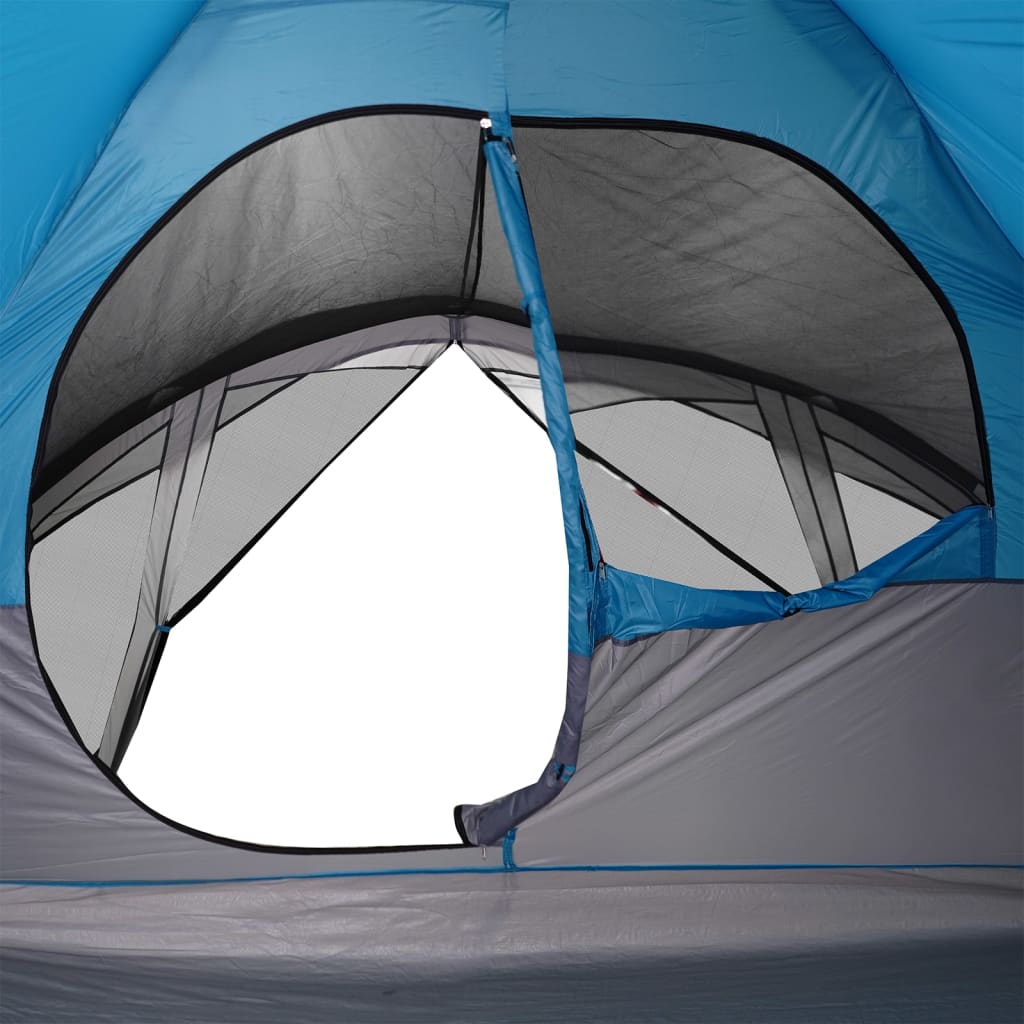 Tenda Familiare Cabina per 6 Persone Blu Impermeabile 94638