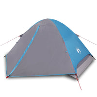 Tenda da Campeggio a Cupola per 2 Persone Blu Impermeabile 94644