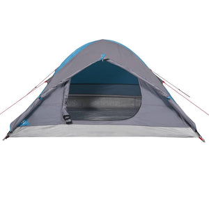 Tenda da Campeggio a Cupola per 2 Persone Blu Impermeabile 94644