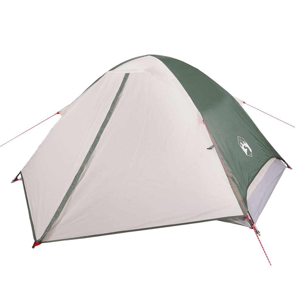 Tenda da Campeggio a Cupola per 4 Persone Verde Impermeabile 94646