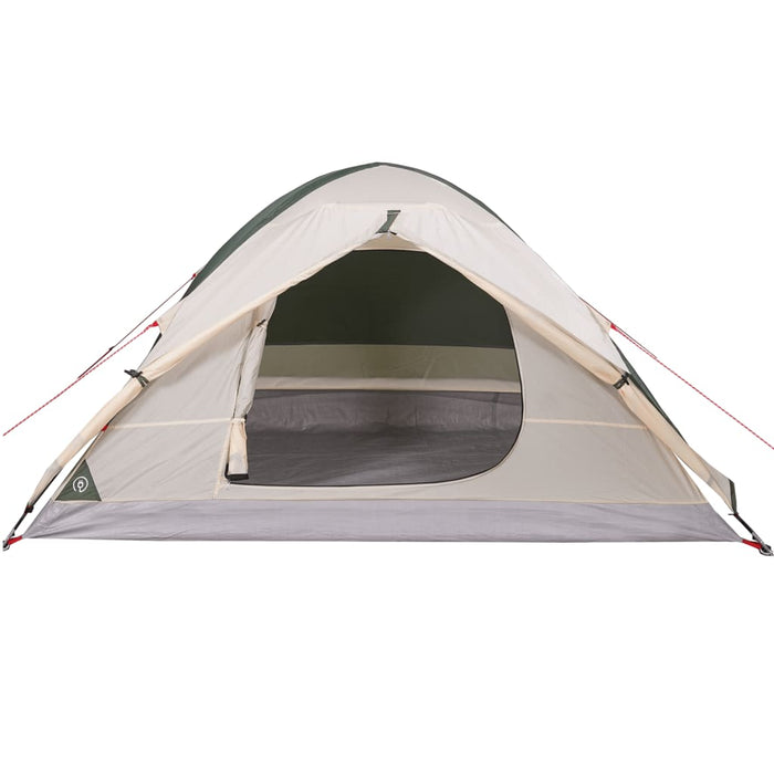 Tenda da Campeggio a Cupola per 4 Persone Verde Impermeabile 94646