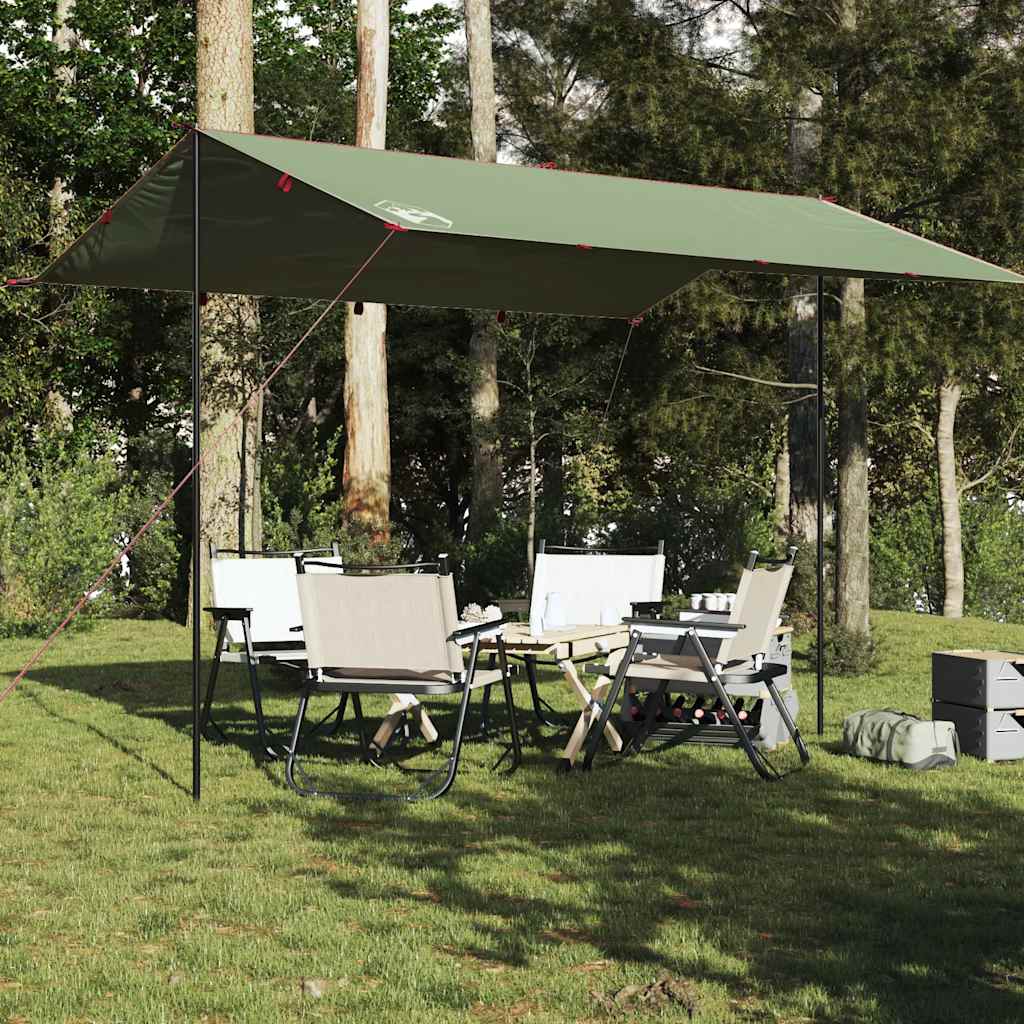 Telone da Campeggio Verde 400x294 cm Impermeabile 94664