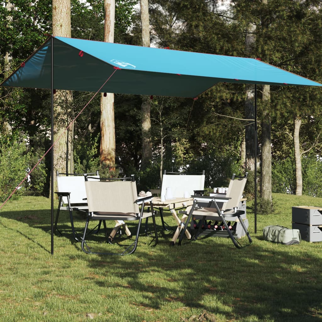 Telone da Campeggio Blu 400x294 cm Impermeabile 94665