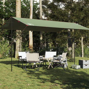 Telone da Campeggio Verde 500x294 cm Impermeabile 94667