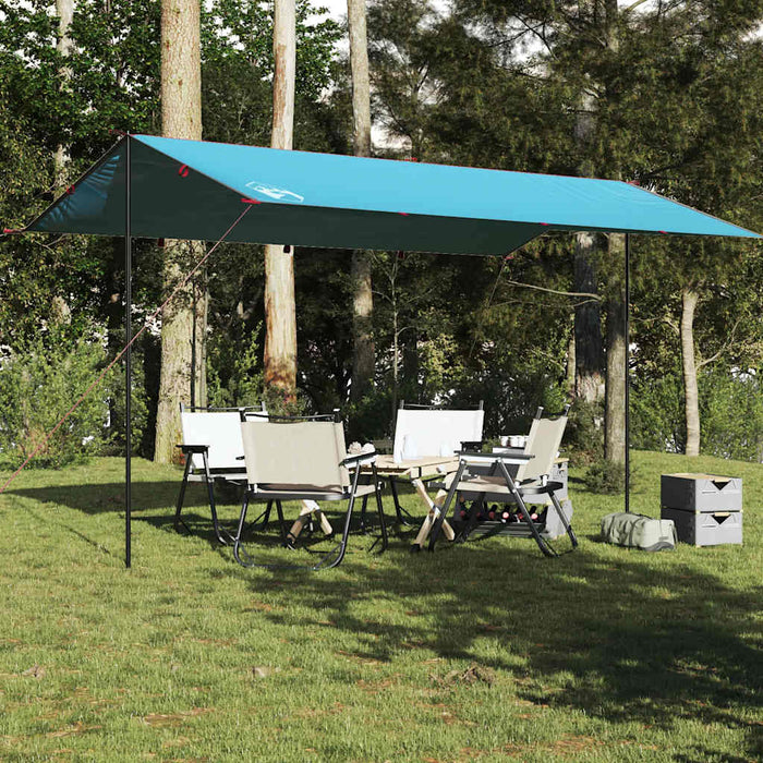 Telone da Campeggio Blu 500x294 cm Impermeabile 94668