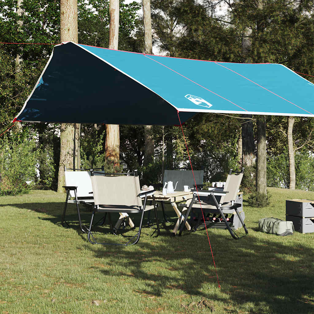 Telone da Campeggio Blu 420x440 cm Impermeabile 94677