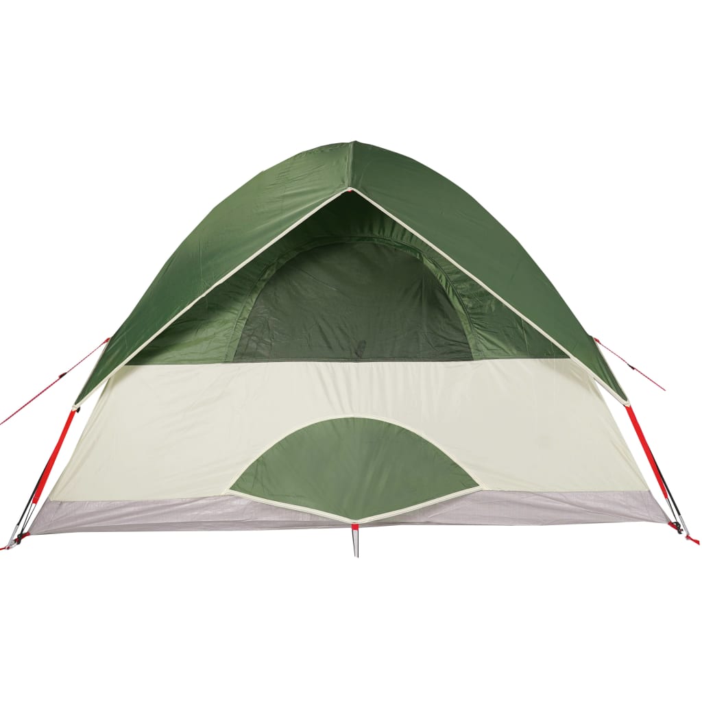 Tenda da Campeggio a Cupola per 4 Persone Verde Impermeabile 94699