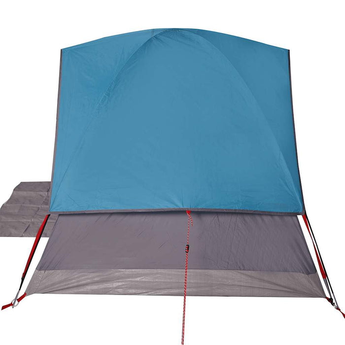 Tenda da Campeggio a Cupola per 4 Persone Blu Impermeabile 94700