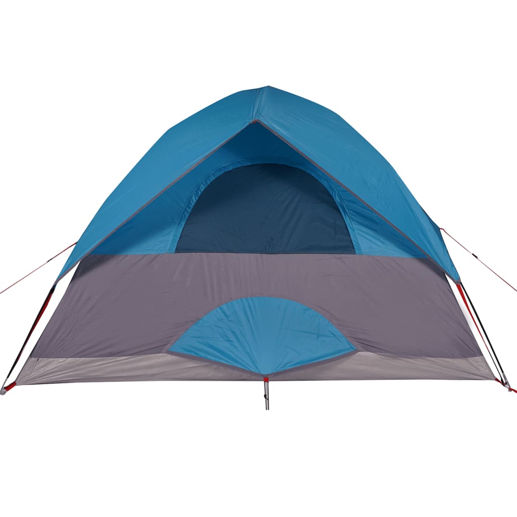 Tenda da Campeggio a Cupola per 4 Persone Blu Impermeabile 94700