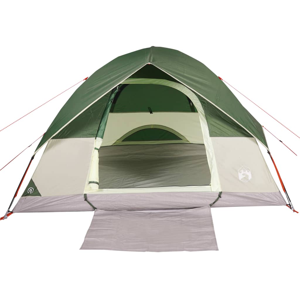 Tenda da Campeggio a Cupola per 6 Persone Verde Impermeabile 94703