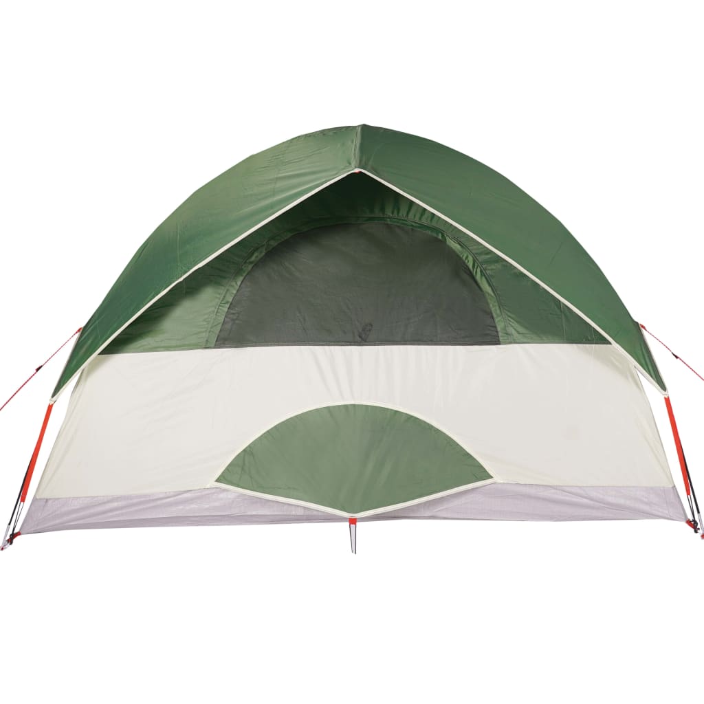 Tenda da Campeggio a Cupola per 6 Persone Verde Impermeabile 94703