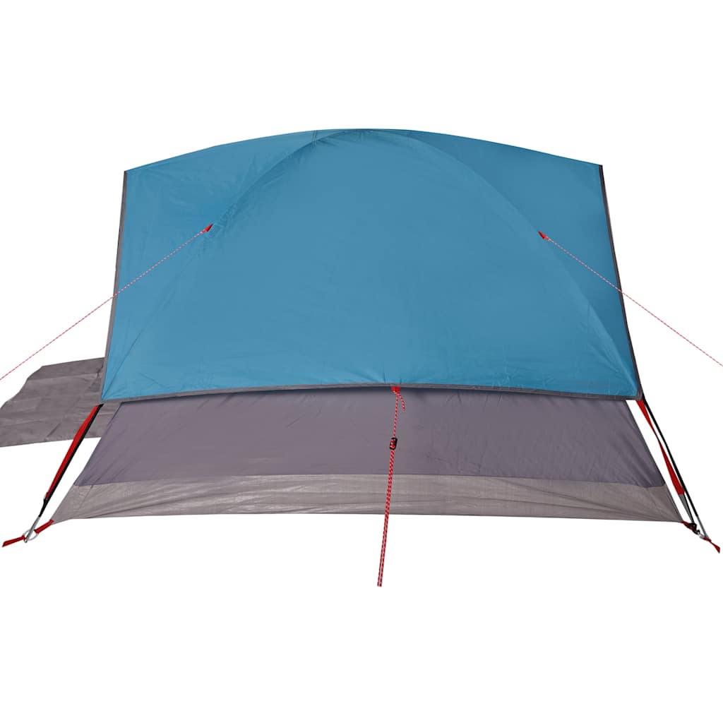 Tenda da Campeggio a Cupola per 4 Persone Blu Impermeabile 94704