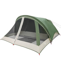 Tenda da Campeggio a Cabina per 4 Persone Verde Impermeabile 94713