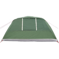 Tenda da Campeggio a Cabina per 4 Persone Verde Impermeabile 94713