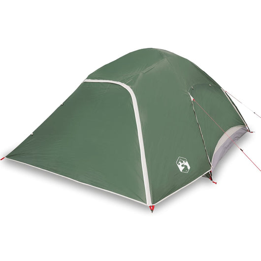 Tenda da Campeggio a Cupola per 6 Persone Verde Impermeabile 94723