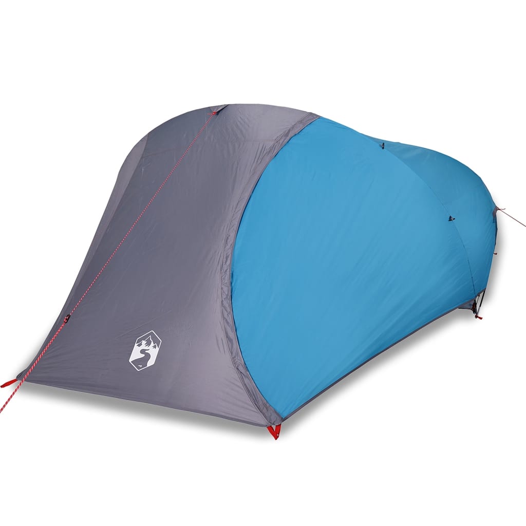 Tenda da Campeggio a Cupola per 4 Persone Blu Impermeabile 94728