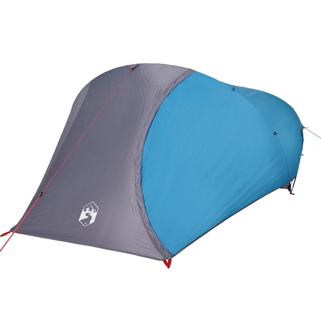 Tenda da Campeggio a Cupola per 4 Persone Blu Impermeabile 94728