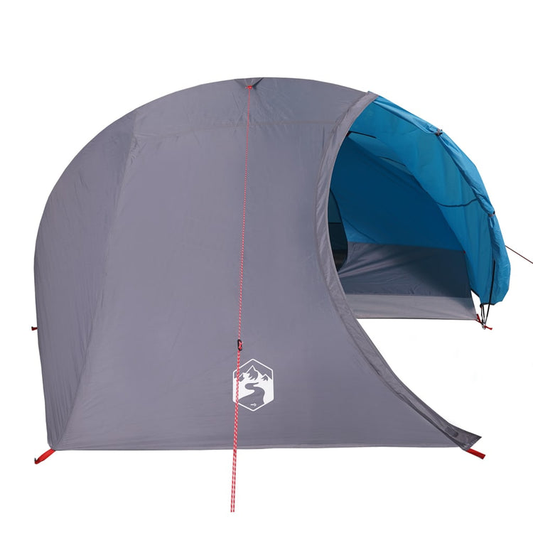 Tenda da Campeggio a Cupola per 4 Persone Blu Impermeabile 94728